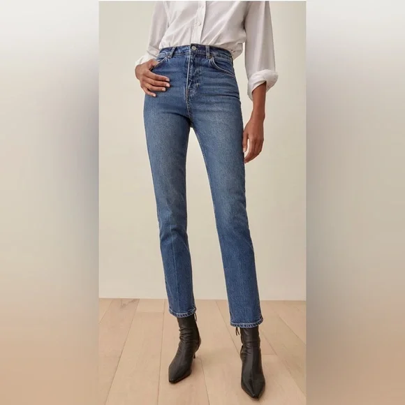 Reformation Liza High Rise Straight Jeans NWOT Size 29 - Picture 3 of 11